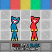 Red and Blue Stick Huggy