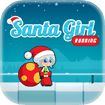 santa-girl-running